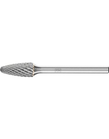 Bild Kleinfrässtift HM Rundbogenform 0613 4 3mm 6x13mm Pferd-0