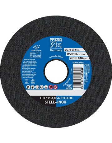 Bild Trennscheibe gerade A60RSG-INOX 115x1mm PFERD-0