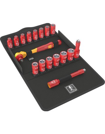 Bild Steckschlüssel-Satz 3/8" ZYKLOP VDE 17-tlg. - Wera-0