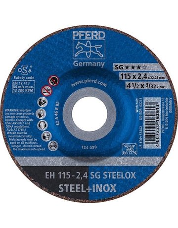 Bild Trennscheibe gekröpft A46RSG-INOX 115x2,4mm PFERD-0