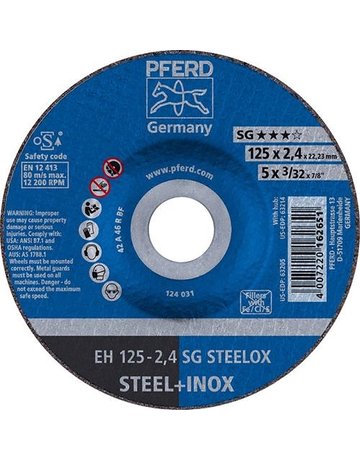 Bild Trennscheibe gekröpft A46RSG-INOX 125x2,4mm PFERD-0