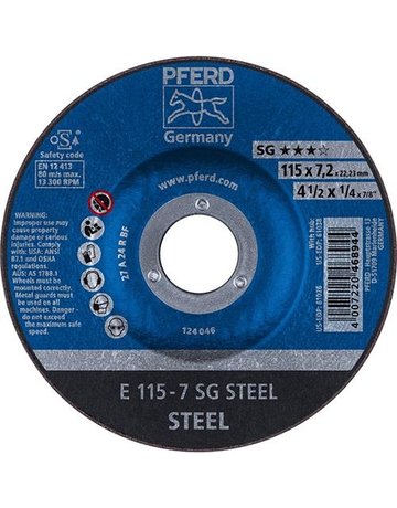 Bild Schruppscheibe gekröpft A24RSG 115x7mm PFERD-0