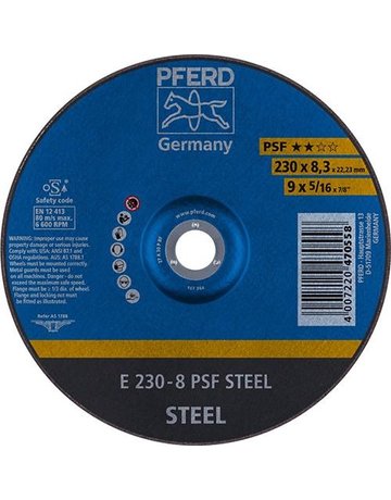 Bild Schruppscheibe gekröpft A30PPS 230x8mm PFERD-0