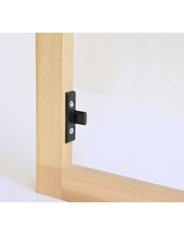 Bild EH Rahmenteil schwarz für Spanplattenschraube 4 mm - Keku-1