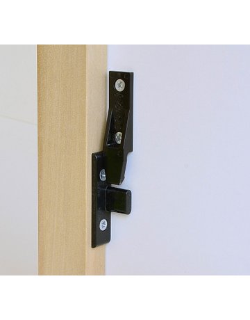 Bild EH Rahmenteil schwarz für Spanplattenschraube 4 mm - Keku-2