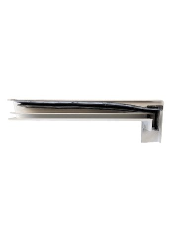 Bild Bank Abschluss 340 mm LM RAL 9016 Putz 22 mm (RAG 2) rechts-1