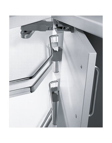 Bild Küchen Unterschrank -Eckschr.drehb., KB800mm Revo 90° 9080040,silb.,pulverbeschichtet - Hettich-2
