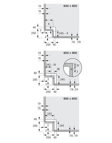 Bild Küchen Unterschrank -Eckschr.drehb., KB800mm Revo 90° Arena Classic 48678,verchromt - Hettich-2
