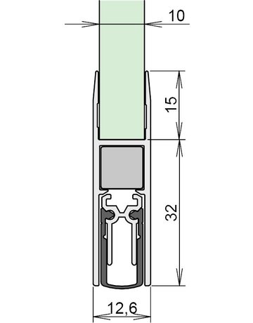 Bild Dichtung Schall-Ex DUO GS-H10 958mm,F1 - Athmer-2