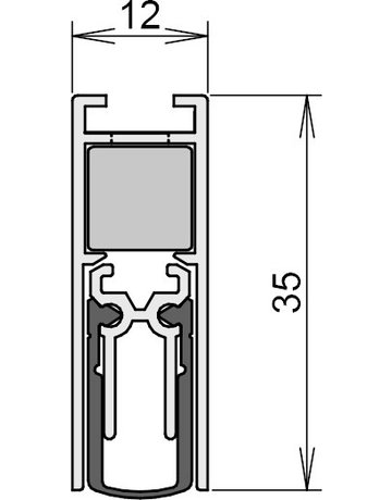 Bild Dichtung Schall-Ex Slide M-12 WS 960mm - Athmer-1