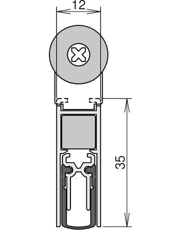 Bild Dichtung Schall-Ex Slide&Lock M-12WS 710mm - Athmer-1