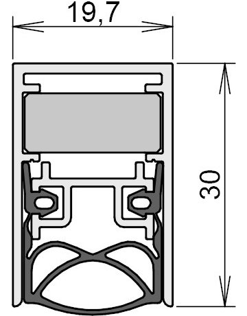 Bild Dichtung Schall-Ex Slide M-20 WS 960mm - Athmer-2