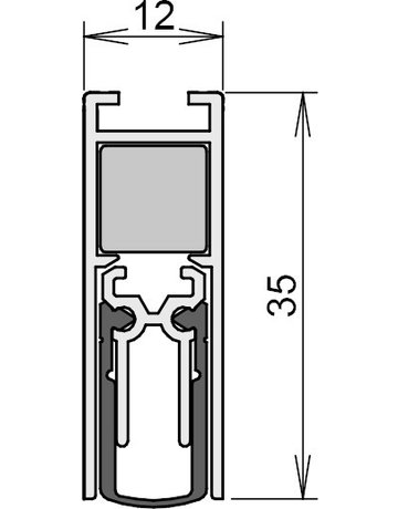 Bild Dichtung Schall-Ex Slide M-12 SLA 710mm - Athmer-2