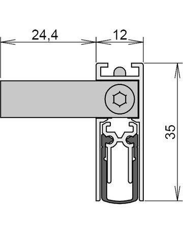 Bild Dichtung Schall-Ex Slide M-12 WS ZA DIN Rechts,708mm - Athmer-2