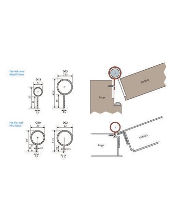 Bild Fingerschutz FSA 8500 2-teilig,Ø22,5mm,1.755mm,F1 - PLANET-4