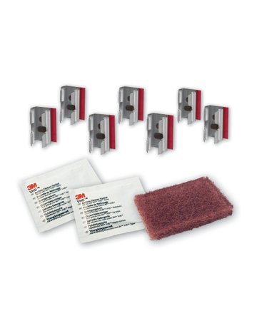 Bild Klebeset,8100,U-Clip L 1755mm Edelstahl rostfrei - PLANET-0