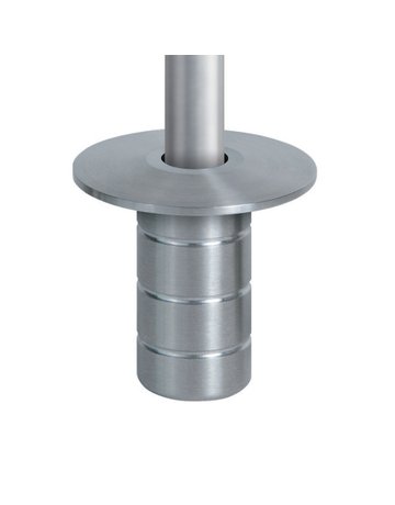 Bild Bodenmulde BM-R Ø 11 mm Ø 11/40 x 36 mm, Edelstahl geschliffen - PLANET-5