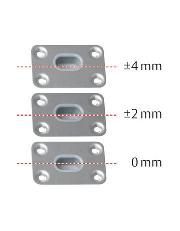 Bild Bodenmulde BM Ø 10 mm Typ 0 mm Versatz, Edelstahl - PLANET-1
