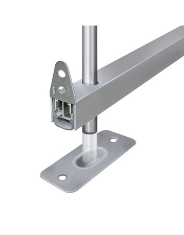 Bild Bodenschließmulde BMd10 schmal verstellbar,4/-4mm,edelstahl, Ø10,3-tlg. - PLANET-2
