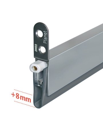 Bild Türabdichtung HS RD/48 DB inkl. Zubehör, einseitig 960 mm - PLANET-5