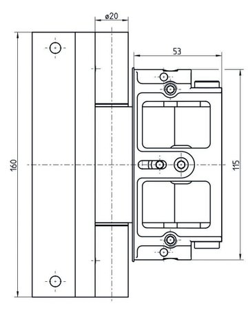 Bild Rollenband ALR 3010/160 3D PG01 2tlg, DL-R, weiß RAL 9016, DV - SIMONSWERK-2
