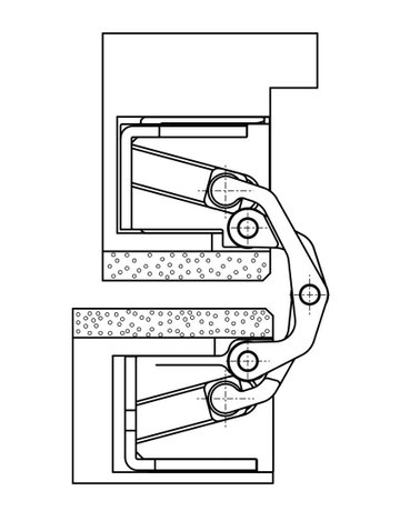 Bild Türband TECTUS TE 626 3D A8 DL-R,edelstahl matt - SIMONSWERK-5