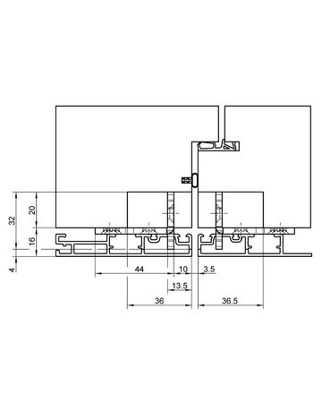 Bild Aufnahmeelement TECTUS TE 640 3D BW/16 verzinkt - SIMONSWERK-5