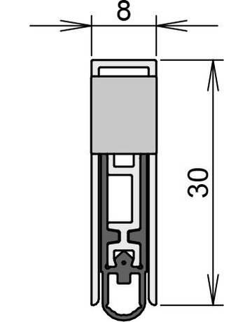 Bild Dichtung Schall-Ex L-8/30 WS 833mm - Athmer-2