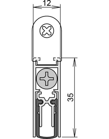 Bild Dichtung Doppeldicht M-12/35 708mm,einseitig - Athmer-1