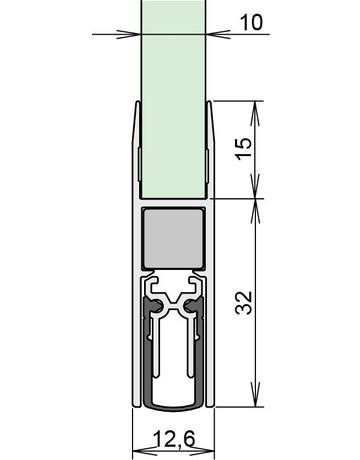 Bild Dichtung Schall-Ex DUO GS-H10 958mm,F1 - Athmer-1
