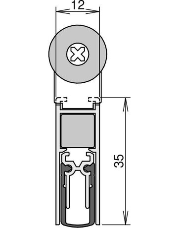 Bild Dichtung Schall-Ex Slide&Lock M-12WS 710mm - Athmer-2