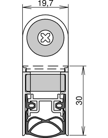 Bild Dichtung Schall-Ex Slide&Lock M-20WS 708mm - Athmer-1
