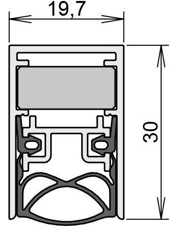 Bild Dichtung Schall-Ex Slide M-20 WS 960mm - Athmer-1
