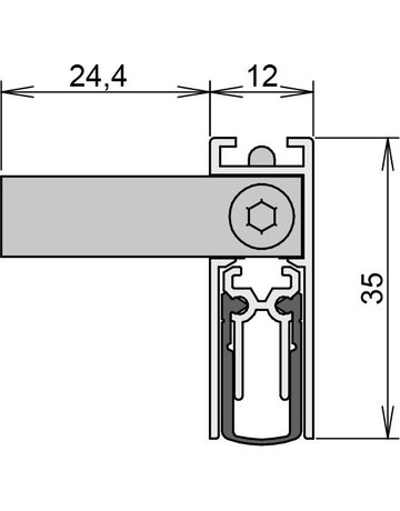 Bild Dichtung Schall-Ex Slide M-12 WS ZA DIN Rechts,708mm - Athmer-1