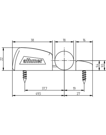 Bild Fingerschutz BR 18+ 2.250mm,RAL 9016 - Athmer-2