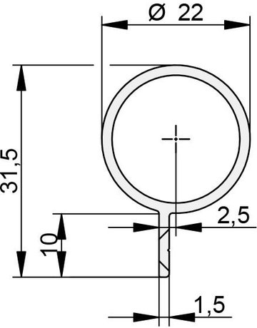 Bild Fingerschutz BO-22 1.950mm,F1 - Athmer-2