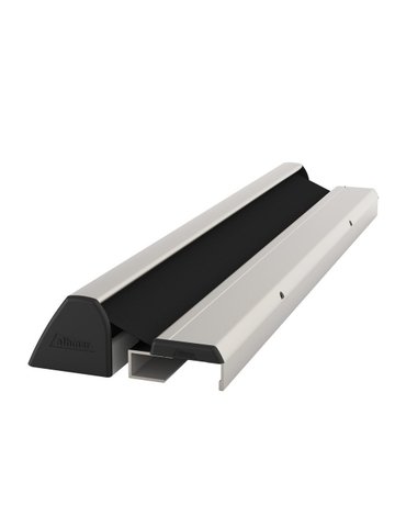 Bild Fingerschutz UniSafe NR-32 Glas 1.950mm,edelstahloptik,Rollo schwarz - Athmer-0