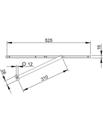 Bild Öffnungsbegrenzer Porti 5313 innenliegend,max.30kg,Holztür - Athmer-2