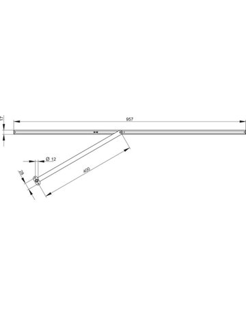 Bild Öffnungsbegrenzer Porti 5487 aufliegend,max.50kg,Glastür - Athmer-1