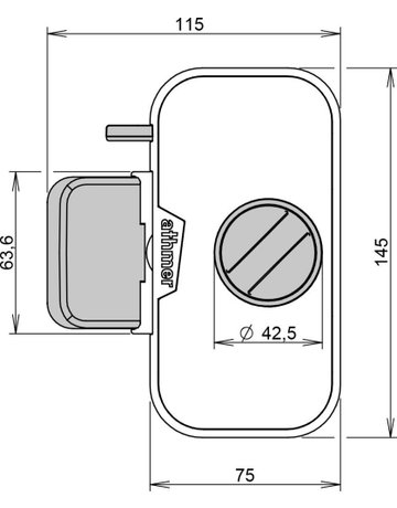 Bild Fingerschutz HS-25 RAL 9016 - Athmer-2