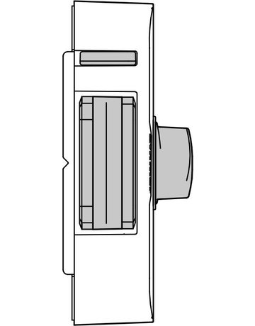 Bild Fingerschutz HS-25 einseitig RAL 9005 - Athmer-1