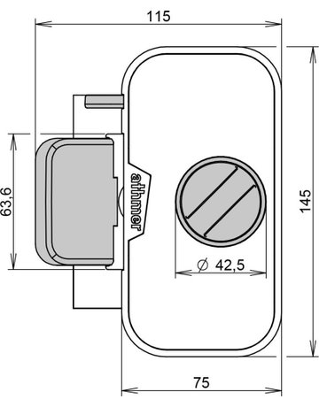 Bild Fingerschutz HS-25 Glas RAL 9016 - Athmer-0