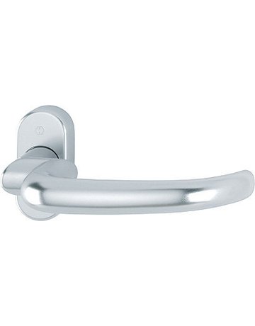 Bild HOPPE Halbgarnitur San Francisco FS-1301GF2/55, ohne Schlüsselrosette, Vierkant 9mm, DIN Links-Rechts, Befestigungstechnik mit Stütznocken, silber, naturfarben, eloxiert-0