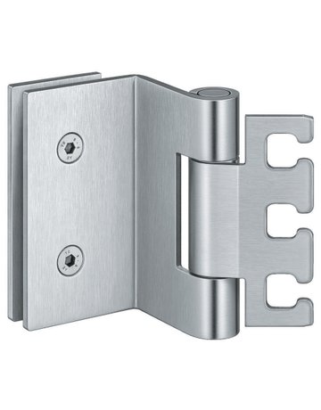 Bild Glastürband VARIANT VXG 7780/100 K N 2tlg, kantig, edelstahl matt - SIMONSWERK-0