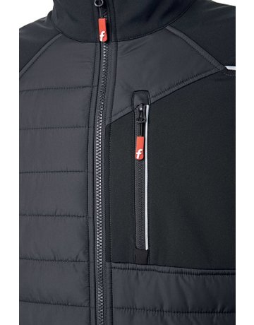 Bild Hybrid-Steppjacke schwarz Gr. S Fortis E lements-3