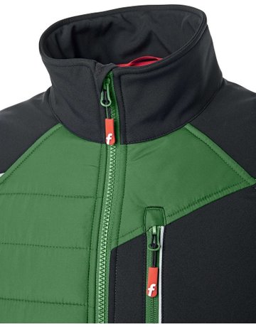 Bild Hybrid-Steppjacke grün/schwarz Gr. XL Fo rtis Elements - fortis-2