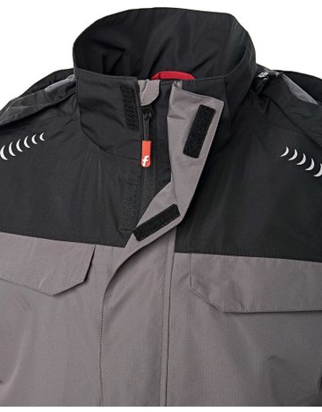 Bild Regenjacke Plus grau/schwarz Gr. XL Fort is Elements - fortis-2