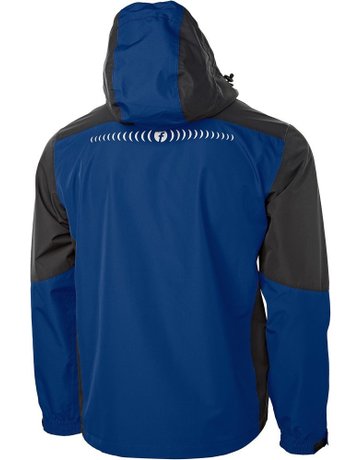 Bild Regenjacke Plus kornblau/schwarz Gr. XL Fortis Elements-1