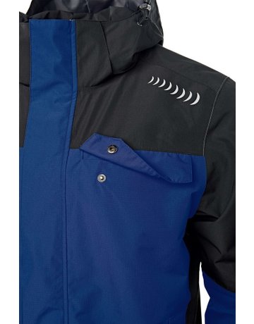 Bild Regenjacke Plus kornblau/schwarz Gr. XL Fortis Elements-3