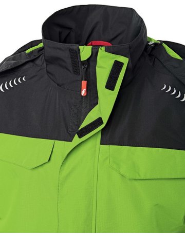 Bild Regenjacke Plus lime/schwarz Gr. M Forti s Elements - fortis-2